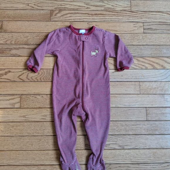 Gymboree Raindeer Footed Sleeper - Picture 2 of 5